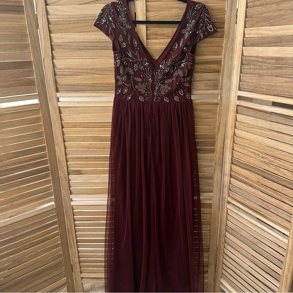 BHLDN Diaz Bridesmaid Anthropologie Maxi Gown size S - Picture 5 of 7